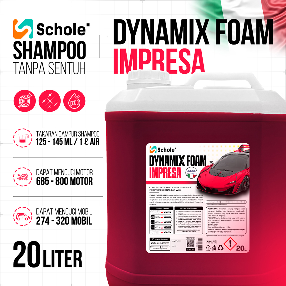 Schole Dynamix Foam Impresa 20L - Gambar 1