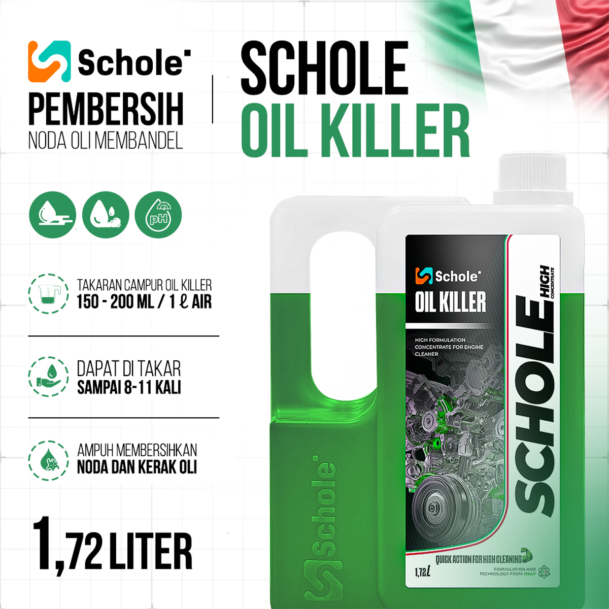 Schole Oil Killer 1.7 L - Gambar 1